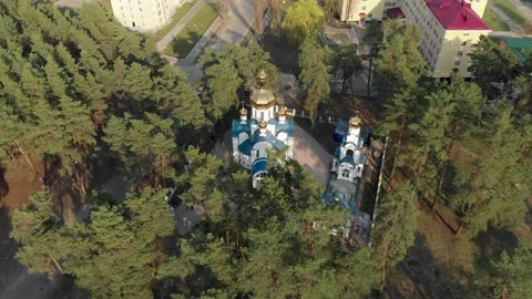 Church of St. Luke Stock Footage 153758788