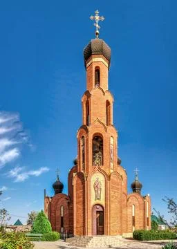  Church of St Nicholas in Rybakovka, Ukraine Church of St. Nicholas in Ryb... Stock Photos
