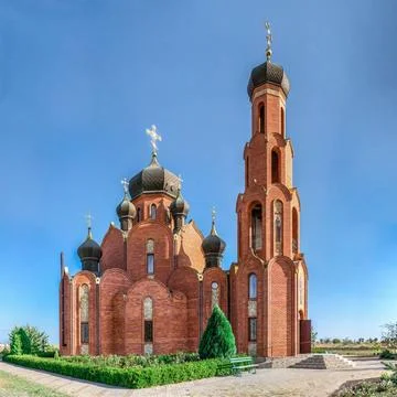 Church of St Nicholas in Rybakovka, Ukraine Church of St. Nicholas in Ryb... Stock Photos