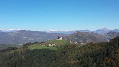Church of st. Tomaž Stock Footage 229176124