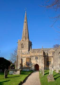 Church at stanton Stock Photos