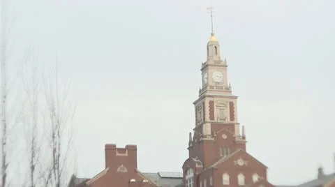 Church Steeple Stock Footage 10684156