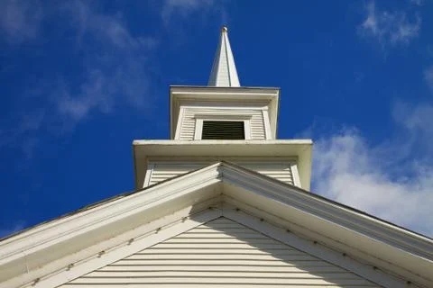 Church steeple horizontal Stock Photos