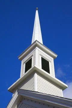 Church steeple vertical Stock Photos