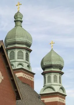 Church steeples Stock Photos