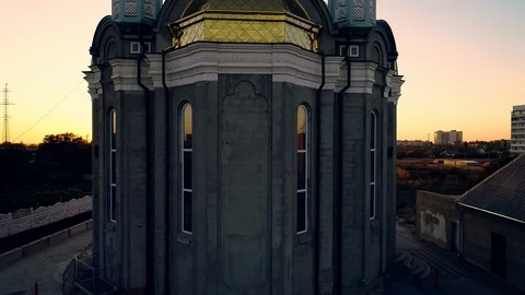 Church at sunset Vidéo 96215877