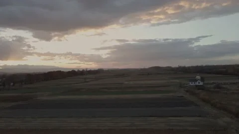 Church at sunset. Stock Footage 165159649