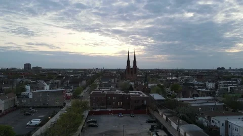 Church Sunset Stock Footage 166322612