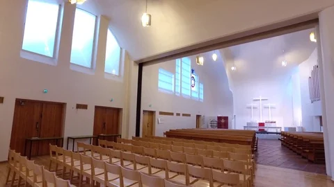 Church of the Three Crosses Stock Footage 83494757