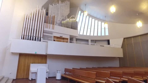 Church of the Three Crosses Stock Footage 83499675