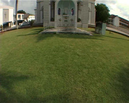 Church Tilting Up Stock Footage 118408