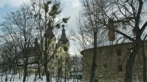Church in timelapse Stock Footage 10817944