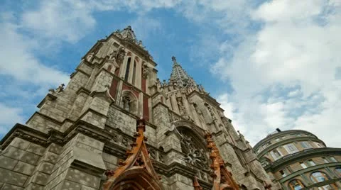 Church timelapse Stock Footage 12721004