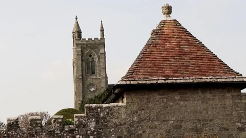 Church tower background 库存影片 136967538