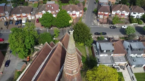 Church Tower close-up Video stock 274945167