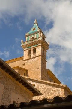 Church tower low angle view Stock Photos