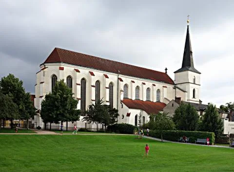 Church with tower Stock Photos