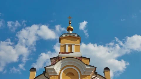 Church of the Transfiguration of the Lord at the Savior-Vifan Monastery, Serg Stock Footage 153378690