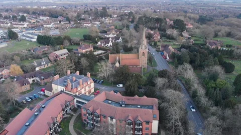 Church in UK.  Stock Footage 87847822