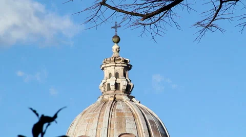 Church vertical pan Stock Footage 45590463