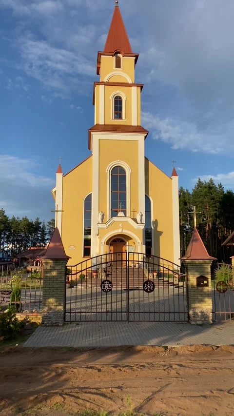 Church. Vertical video Stock Footage 281345510