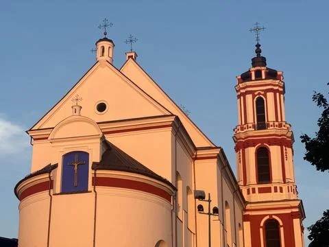 A church in Vilnius, Lithuania, 10-09-2024 Stock Photos