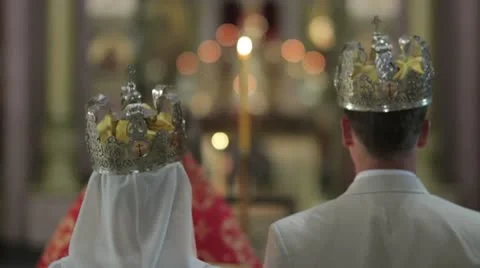 Church wedding 動画素材 13695865