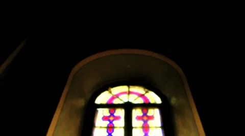 Church window Stock Footage 7750688
