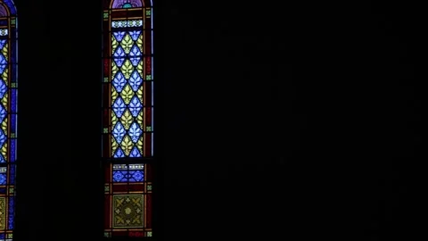 Church Windows 3 Stock Footage 233185402