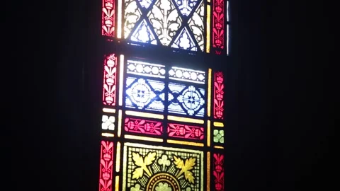 Church Windows 4 Stock Footage 233185401