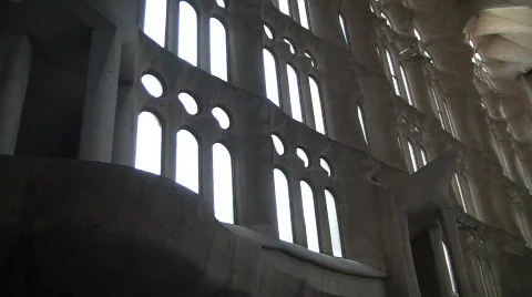 Church windows Stock Footage 530194