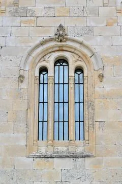 Church windows Foto stock