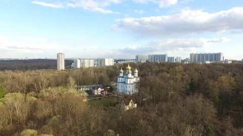 Church In The Woods Stock Footage 75238819