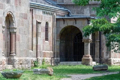 Church yard. Stock Photos