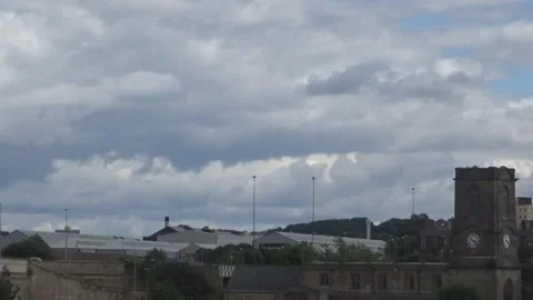 Church.clock,clouds Stock Footage 86476821
