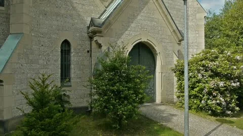 ChurchCraneshot_02 Stock Footage 11282417