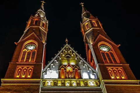 Churches night 2 Stock Photos