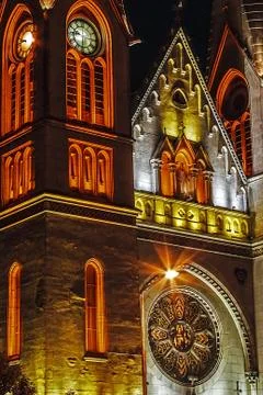 Churches night 3 Stock Photos