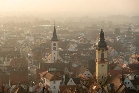 Churches of Schriesheim Stock Photos