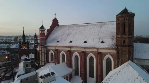 Churches of  St Bernardin. Stock Footage 167705981