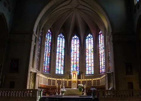 Churches window Stock Photos