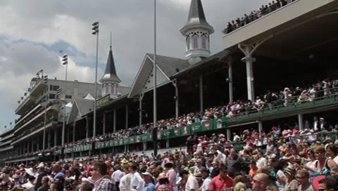 Churchill Downs Stock Footage 8692155