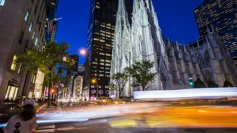 ChurchNYC Timelapse Stock Footage 80882367