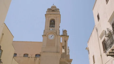 Church's bell tower Stock Footage 87033423