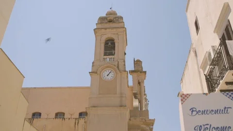 Church's bell tower Stock Footage 87033438