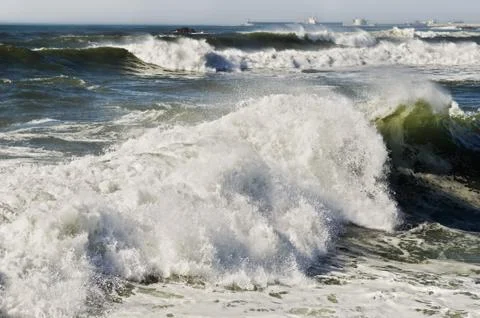 Churning sea Stock Photos