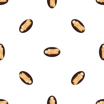 Churros pattern seamless vector Stock Illustration