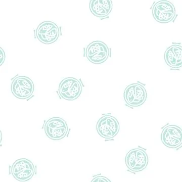 Churros spain snack glyph vector seamless pattern Illustrazione stock
