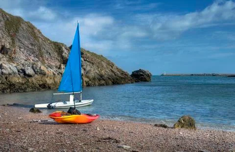 Churston cove, devon Stock Photos