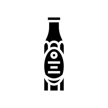 Chutney condiment glyph icon vector illustration Stock Illustration